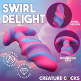 Creature Cocks Unicorn Swirl Silicone Butt Plug Butt Plugs